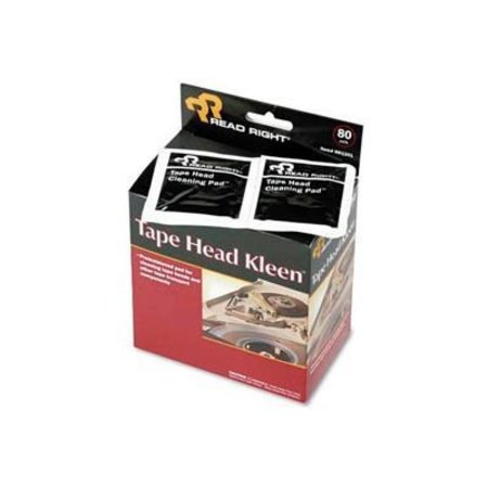 ADVANTUS Tape Head Kleen Pad, Individually Sealed Pads, 80/box RR1301